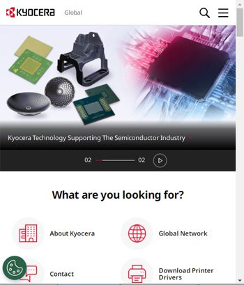 Kyocera website